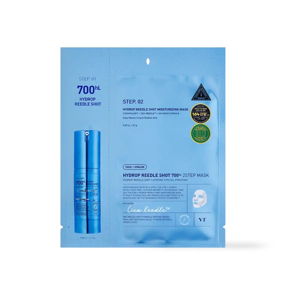 Hydro Reedles Shot 700HL Two Step Mask For Hydration - 700hl