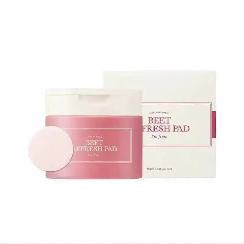ImFrom Beet Refresh Pad 60 Sheets for Moisturizing Skin - 60 sheets - Clear Pads