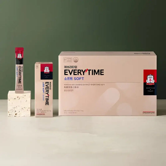 Jung Kwan Jang Korean Red Ginseng Extract EveryTime Soft 10mg 50 Packs - Red Ginseng