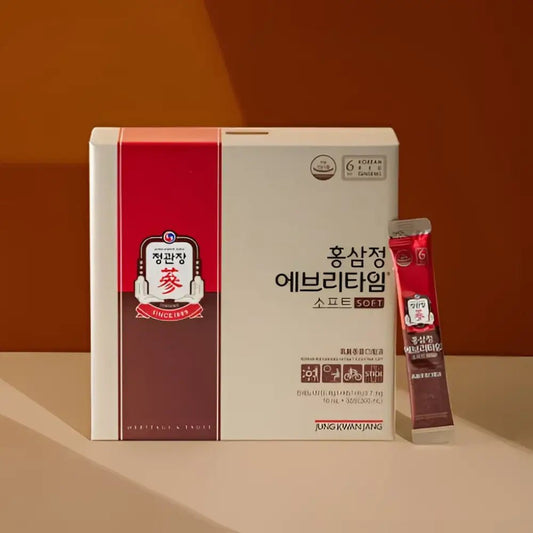 Jung Kwan Jang Korean Red Ginseng Extract EveryTime Soft 30Packs - Red Ginseng