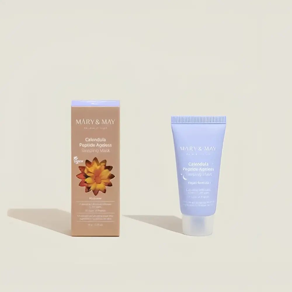 Mary&May Calendula Peptide Ageless Sleeping Mask 30g Moisturizer for Youthful Skin - 30g