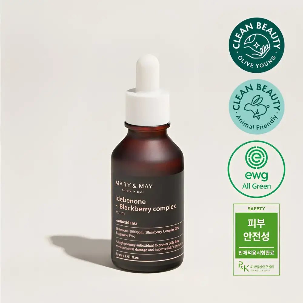 Mary&May Idebenone Blackberry Complex Serum 30ml Antioxidant Anti-Aging Formula - 30ml