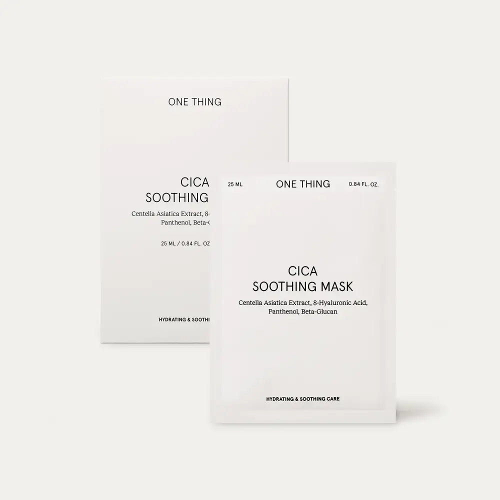 Onething Cica Soothing Mask Five Pack 25ml Sensitive Skin - 25ml*5pcs