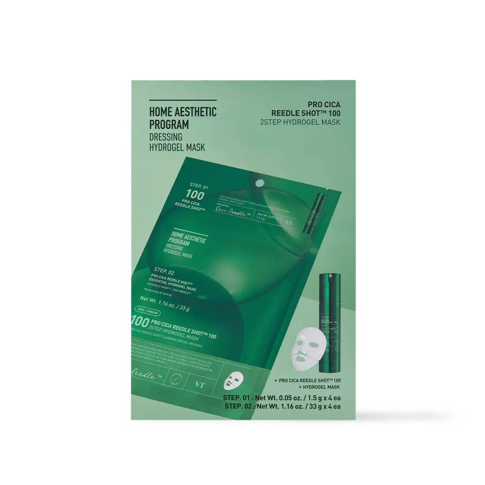 Pro Cica Reedle Shot 100 2STEP Hydrogel Mask Set 4ea - 4ea