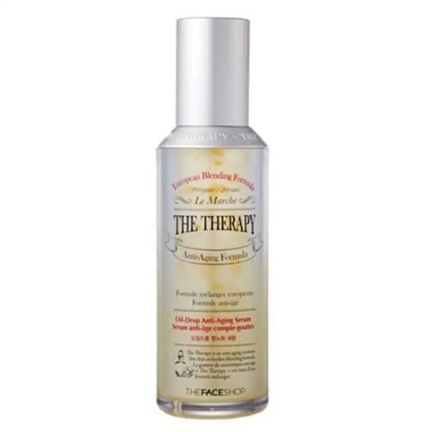 Thefaceshop The Therapy Oil-Drop Anti-Aging Serum 45ml Hydrating Formula - 45ml