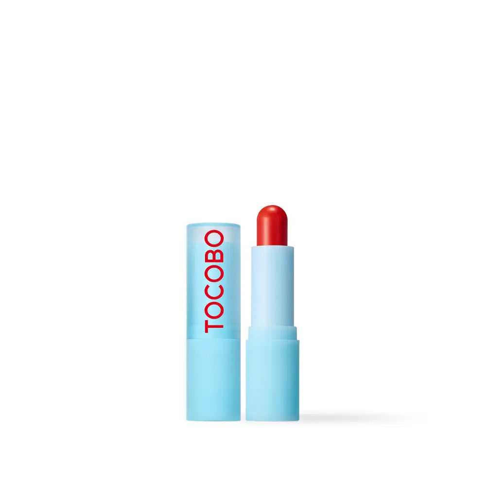 Tocobo Glass Tinted Lip Balm Trio For Moist Gloss Shine - 013 TANGERINE RED