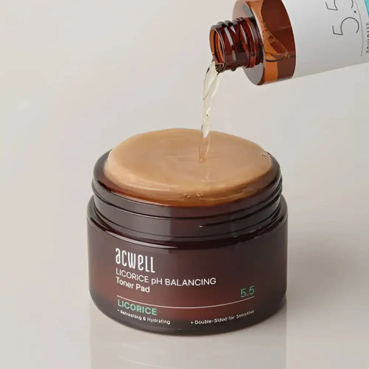 Acwell Licorice pH Balancing Toner Pad 160ml 70 Count - Toner Pad