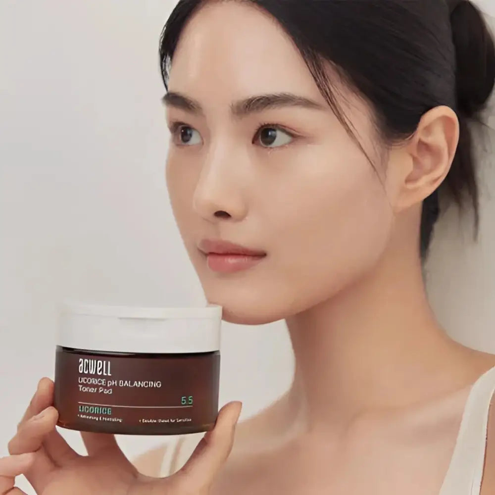 Acwell Licorice pH Balancing Toner Pad 160ml 70 Count - Toner Pad