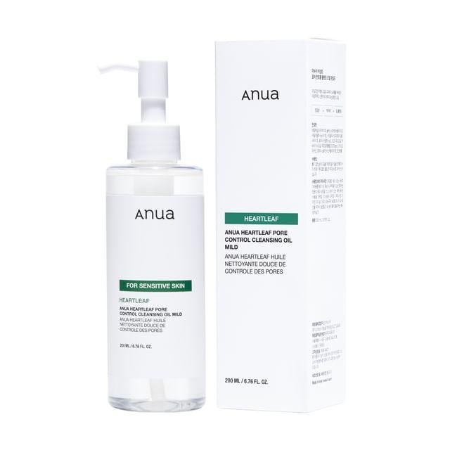 Anua Heartleaf Pore Control Cleansing Oil Mild 200ml - Korean Beauty US