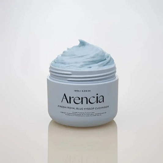 Arencia Royal Blue Hyssop Cleanser With Rice Mochi Texture - Cleanser