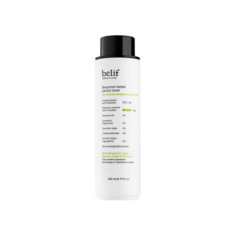 belif BERGAMOT HERBAL EXTRACT TONER 200ml - Korean Beauty US