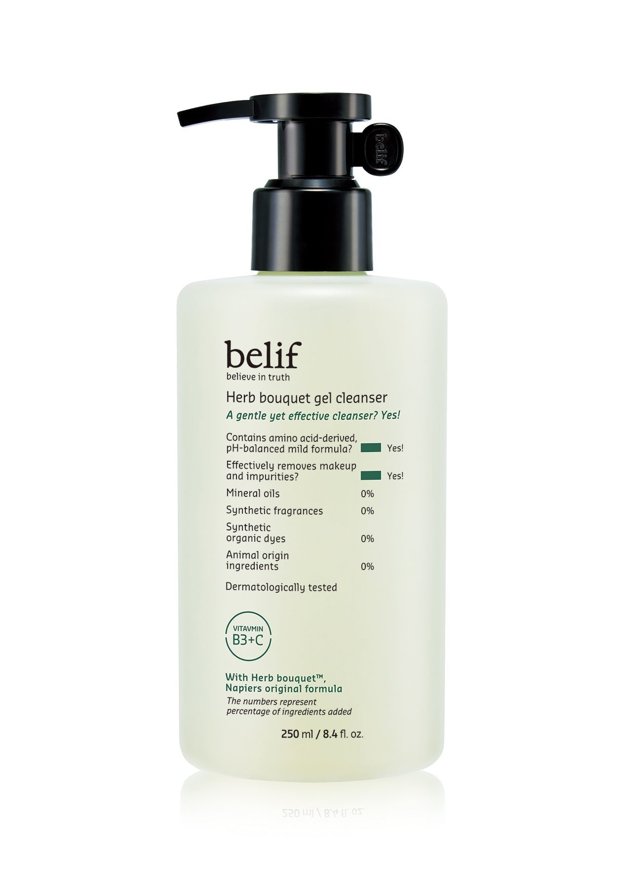 belif Herb Bouquet Gel Cleanser 250ml - Korean Beauty US