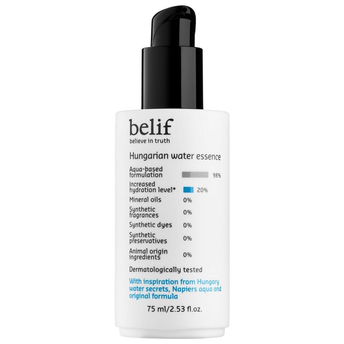 belif HUNGARIAN WATER ESSENCE 75ml - Korean Beauty US