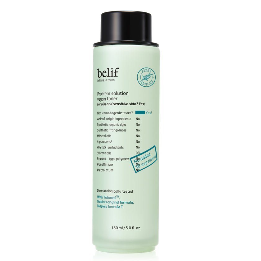 belif Problem Solution Vegan Toner 150ml - Korean Beauty US