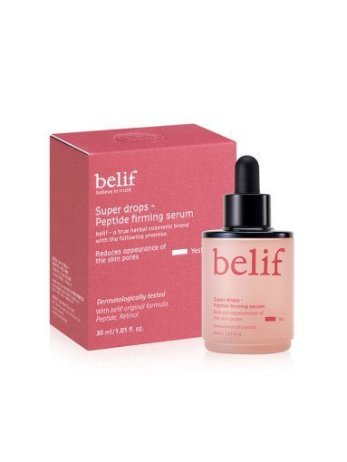 belif Super Drops Peptide Firming Serum 30ml - Korean Beauty US