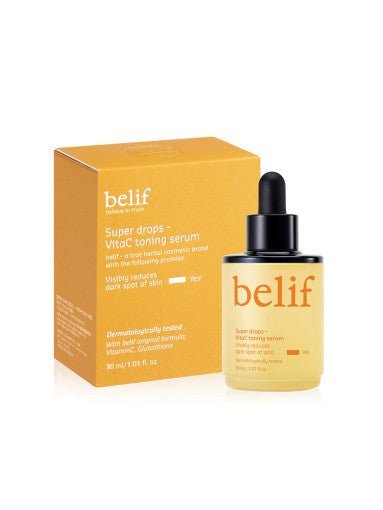 belif Super Drops VitaC Toning Serum 30ml - Korean Beauty US