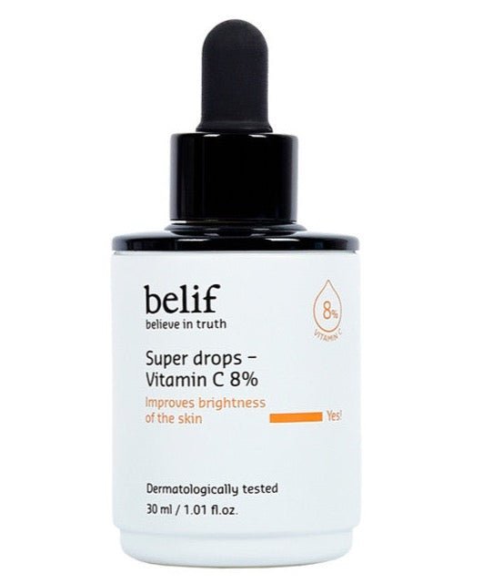 belif Super drops Vitamin C 8% Ampoule 30ml - Korean Beauty US