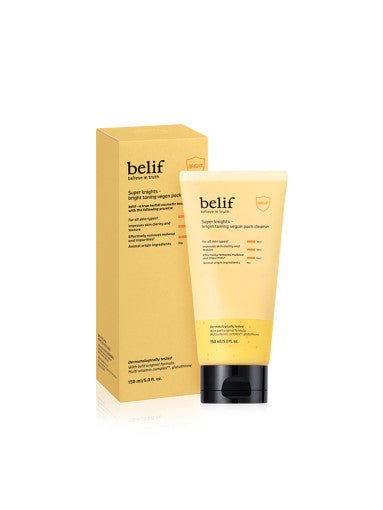 belif Super Knights Bright Toning Vegan Pack Cleanser 150ml - Korean Beauty US