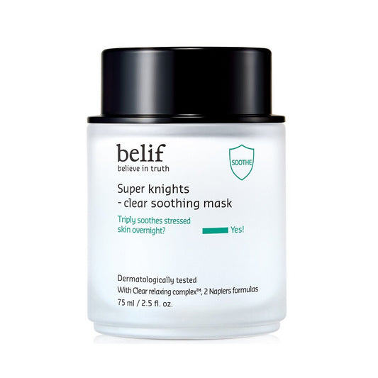 belif Super Knights Clear Soothing Mask 75ml - Korean Beauty US