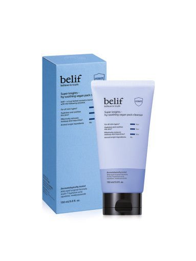 belif Super Knights Hy - soothing Vegan Pack Cleanser 150ml - Korean Beauty US