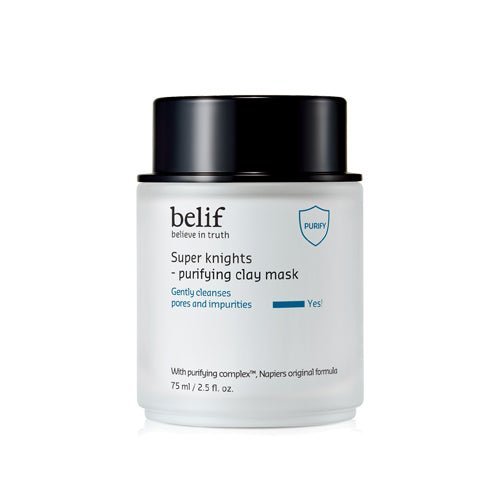 belif Super Knights Purifying Clay Mask 75ml - Korean Beauty US