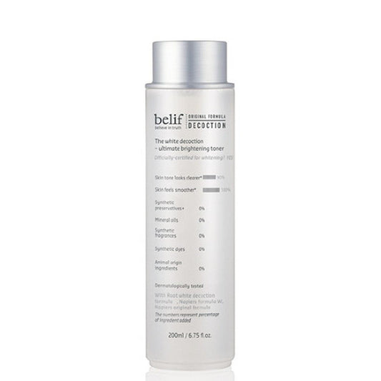 belif The White Decoction - Ultimate Brightening Toner 200ml - Korean Beauty US