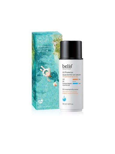 belif UV Protector Aqua Bomb Sun Serum SPF50+ PA++++ 50ml (Summer Edition) - Korean Beauty US