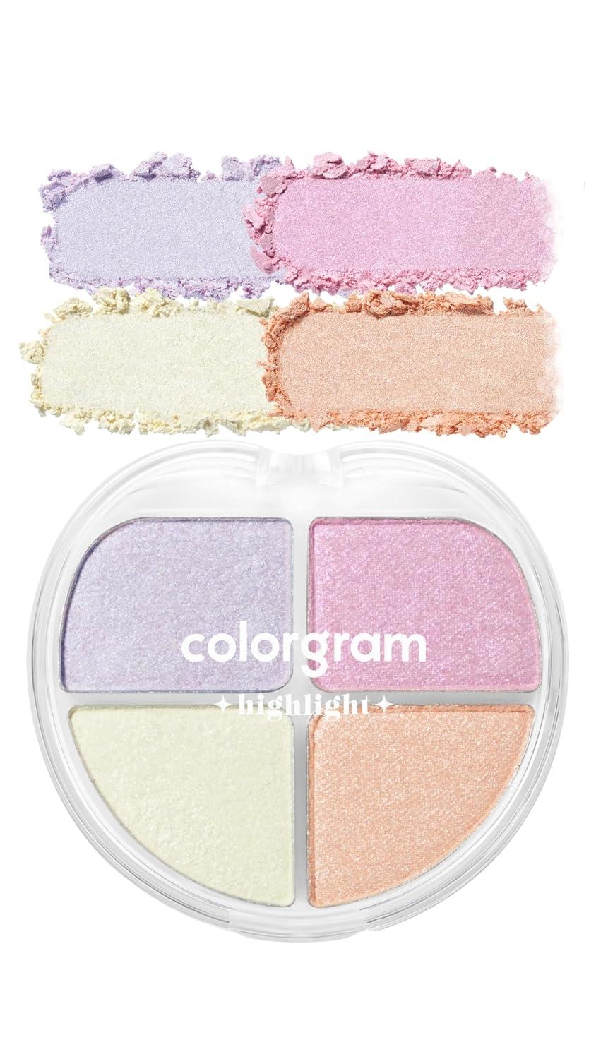 Colorgram Tintory Highlighter Palette 01 Jelly Beam Glow - Korean Beauty US