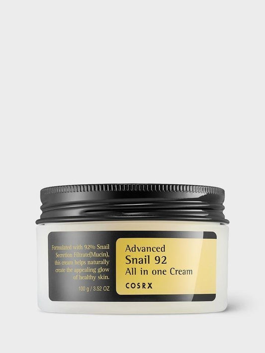 Cosrx Advanced Snail 92 All in One Cream 100ml Moisturizer - Korean Beauty US