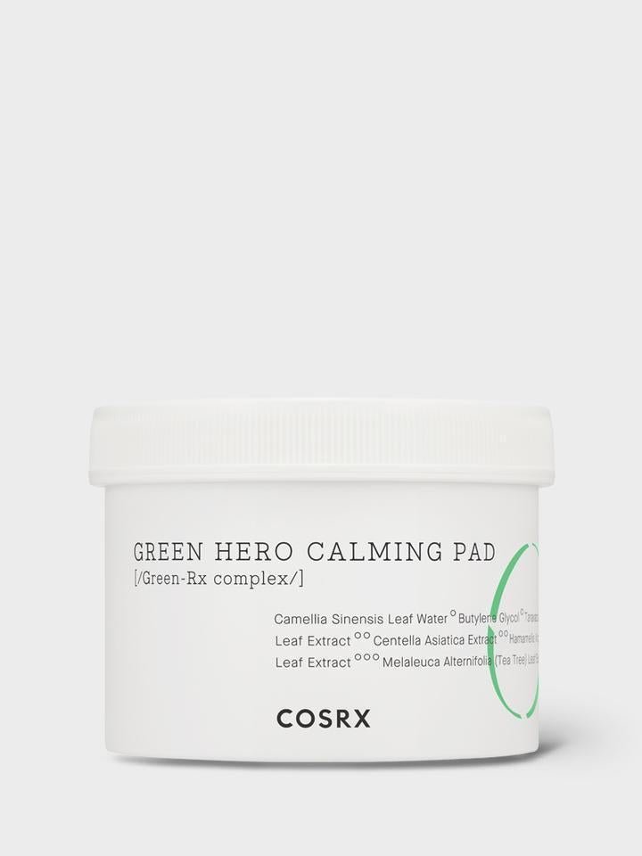 Cosrx One Step Green Hero Calming Pad 70 Pieces - Korean Beauty US