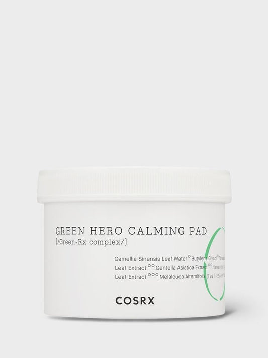 Cosrx One Step Green Hero Calming Pad 70 Pieces - Korean Beauty US