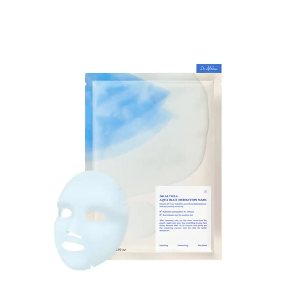 Dr Althea Aqua Blue Hydration Sheet Mask 28g 4 Pack - Facial Mask