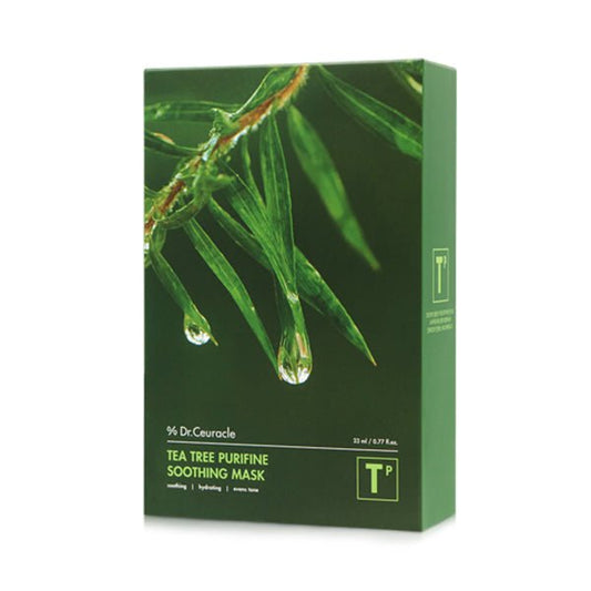 Dr. Ceuracle Tea Tree Purifine Soothing Mask 10 Pieces - Korean Beauty US