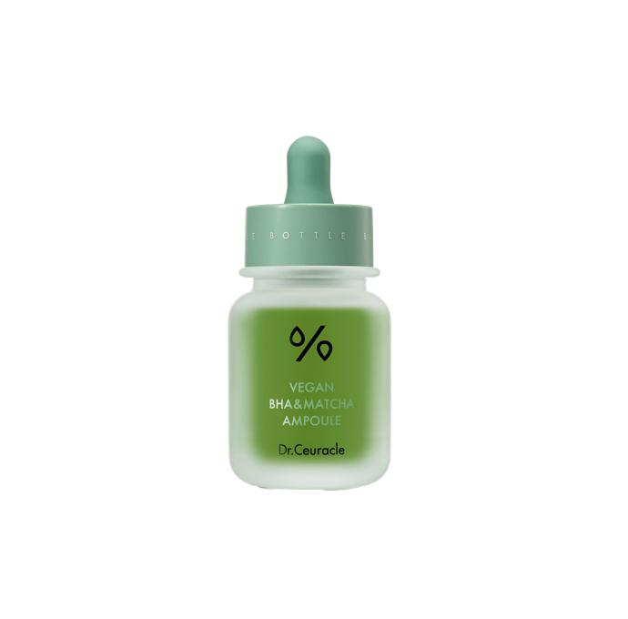 Dr Ceuracle Vegan BHA Matcha Ampoule 30ml for Oily Skin - Korean Beauty US