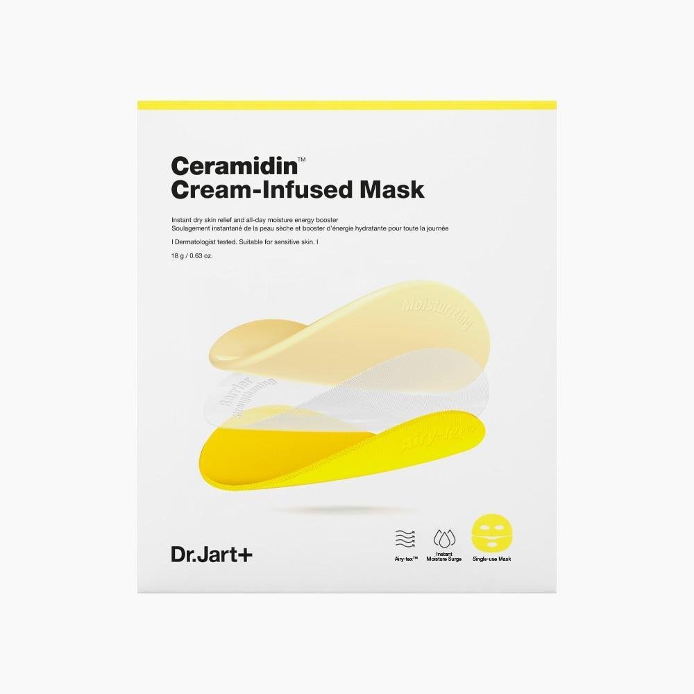 Dr.Jart+ Ceramidin Cream - Infused Mask 18g 5 Pieces - Korean Beauty US