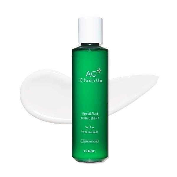 EtudeHouse AC Clean Up Facial Fluid 180ml for Clear Skin - Korean Beauty US