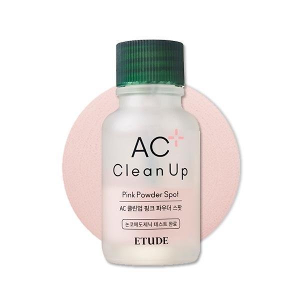 EtudeHouse AC Clean Up Pink Powder Spot 15ml Treatment - Korean Beauty US