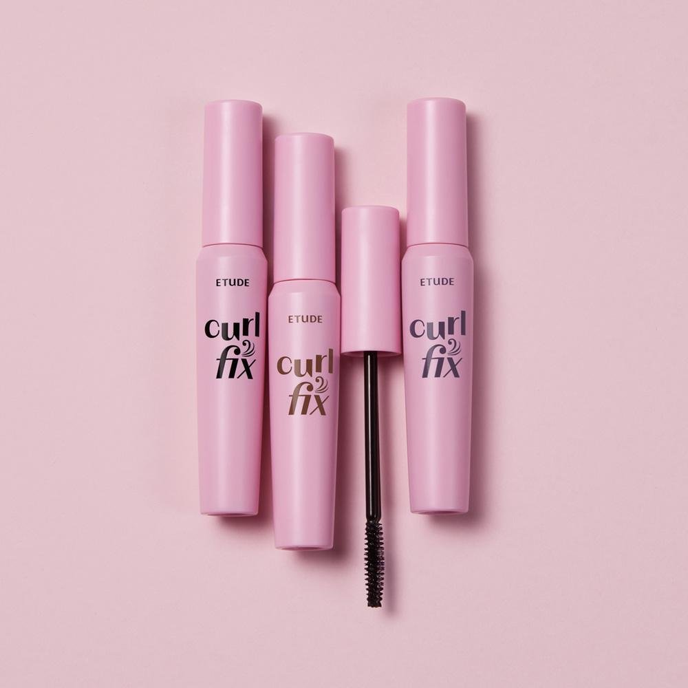 Etudehouse Curl Fix Mascara 8g 01 Black for Dramatic Lashes - Korean Beauty US