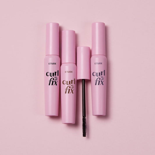 Etudehouse Curl Fix Mascara 8g 01 Black for Dramatic Lashes - Korean Beauty US