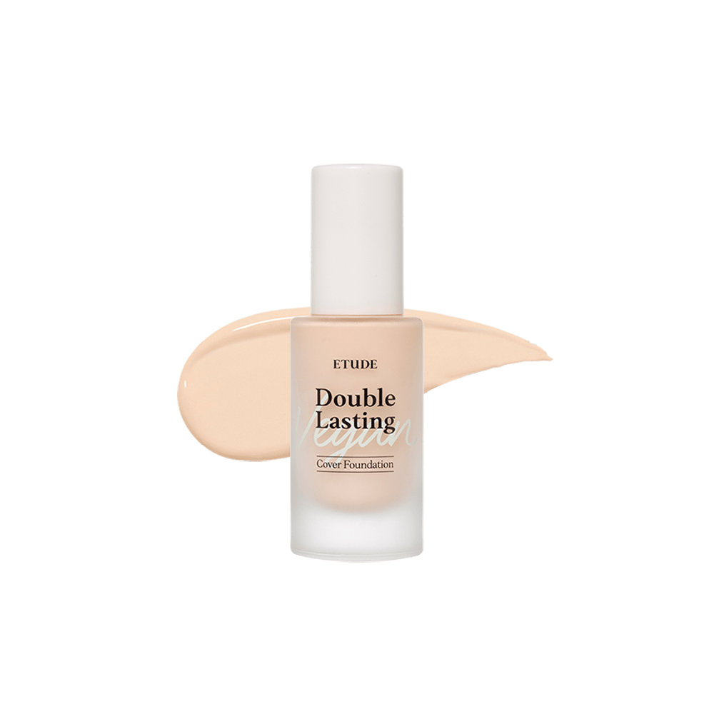 Etudehouse Double Lasting Vegan Cover Foundation 30g No.17C1 Light Vanilla - Korean Beauty US