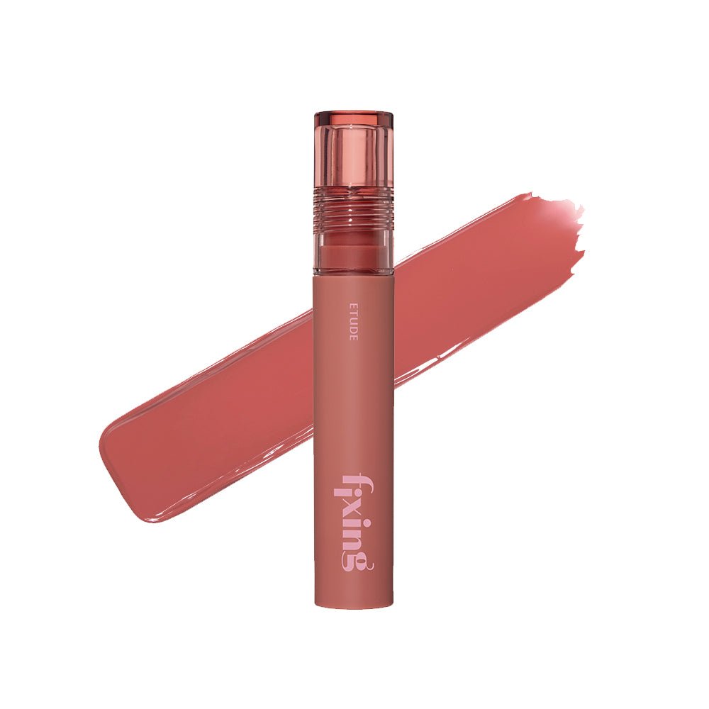 Etudehouse Fixing Tint 12 Salmon Brick for Full Coverage Lips - Korean Beauty US