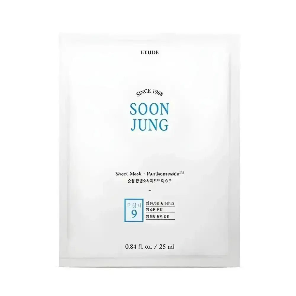 EtudeHouse SoonJung Mask Panthensoside 10 Sheets for Hydration - 10 sheets - face mask