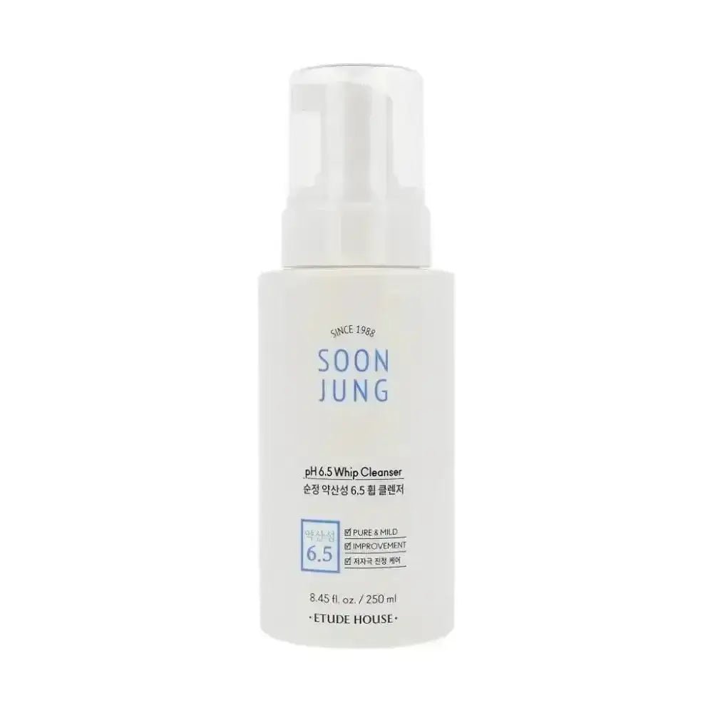 EtudeHouse SoonJung pH 6.5 Whip Cleanser 250ml for Sensitive Skin - 250ml - Cleanser