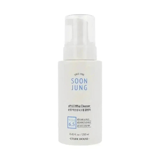 EtudeHouse SoonJung pH 6.5 Whip Cleanser 250ml for Sensitive Skin - 250ml - Cleanser