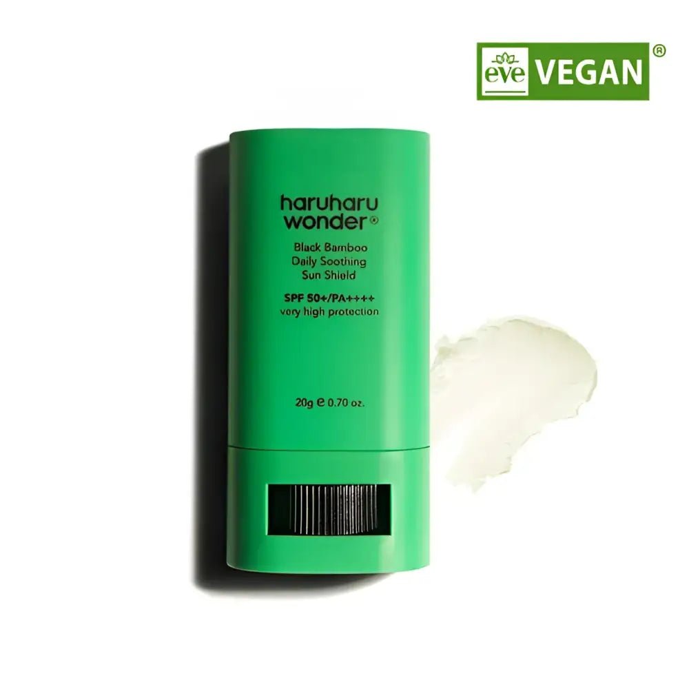 Haruharu Wonder Black Bamboo Daily Soothing Sun Shield SPF50 PA++++ 20g for Sensitive Skin - 20g