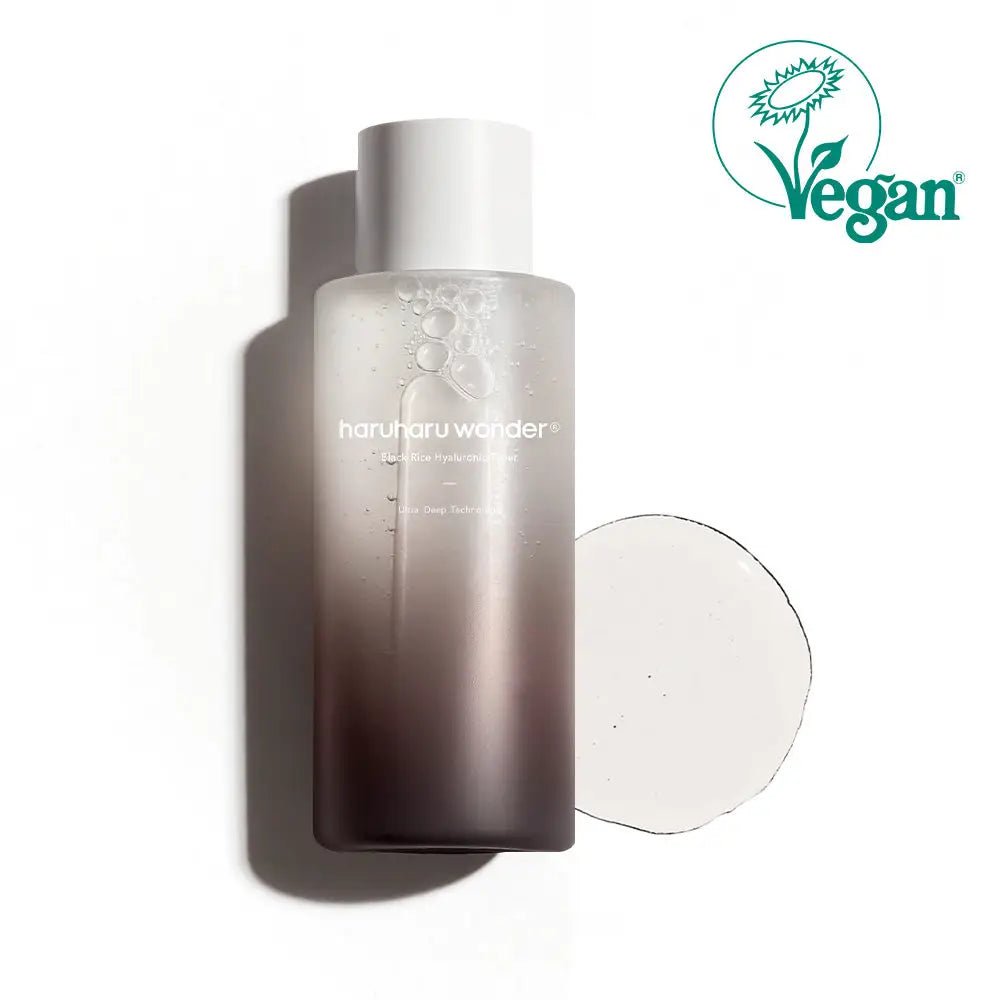 Haruharu Wonder Black Rice Hyaluronic Toner 300ml Hydrating Essence for Deep Moisture - 300ml