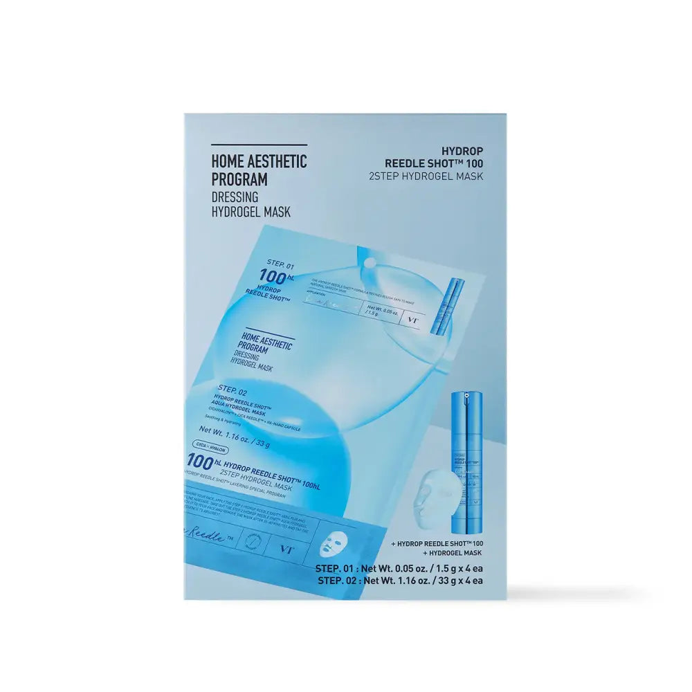 Hydro Reedle Shot Hydrating Hydrogel Mask 2 Step Kit - 4ea