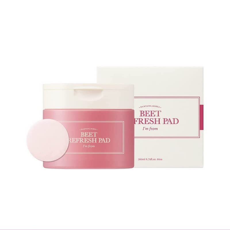 ImFrom Beet Refresh Pad 60 Sheets for Hydrated Skin - Korean Beauty US