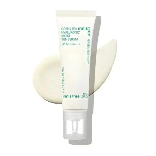 innisfree Green Tea Hyaluronic Moist Sun Serum 50ml SPF50+ PA++++ - Sunscreen