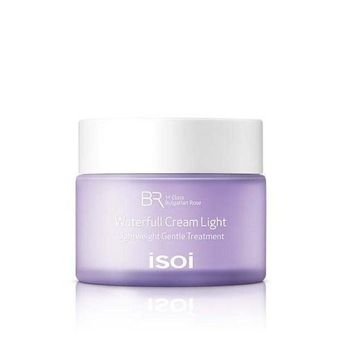 ISOI Bulgarian Rose Waterfull Cream Light 50ml Moisturizer - Korean Beauty US